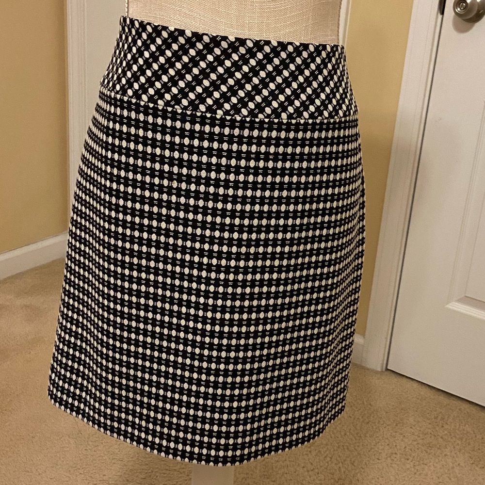LOFT Geometric-Print Skirt